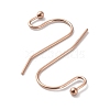 Ion Plating(IP) 316 Stainless Steel Earring Hooks STAS-E145-09RG-2