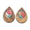 Wood & Resin Pendant WOOD-H104-23-01-2