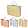 18Pcs 3 Colors Eco-Friendly Non Woven Fabric Extra Large Reusable Gift Bags With Handles ABAG-GO0001-16-1