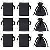 10Pcs Brocade Good Luck Fortune Drawstring Gift Blessing Bags PAAG-TADJ0001-01F-1