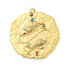 Real 18K Gold Plated PVD Vacuum Plating 304 Stainless Steel Pendants STAS-L278-003G-12-1