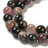 Natural Tourmaline Round Bead Strands G-F269-05-6mm-3