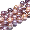 Natural Baroque Pearl Keshi Pearl Beads Strands PEAR-S020-L16-3