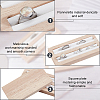 2-Slot Wooden Ring Display Stands ODIS-WH0025-88-4