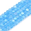 Transparent Glass Beads Strands EGLA-A044-T3mm-MB08-1