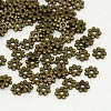 Tibetan Style Alloy Daisy Spacer Beads K08SK071-1