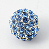Alloy Rhinestone Beads RB-A034-10mm-A04S-1
