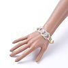 Aluminum Curb Chain Jewelry Sets SJEW-JS01095-11