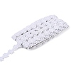 Lace Trim Nylon Ribbon for Jewelry Making ORIB-F001-10-4