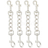 GOMAKERER 4Pcs Alloy Double Swivel Clasps FIND-GO0001-81P-1