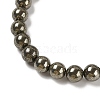 Natural Pyrite Beads Strands G-A250-A01-02-3