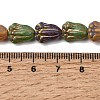 Painted Glass Beads Strands GLAA-Z021-16A-4