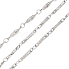 304 Stainless Steel Bar Link Chains CHS-K026-01C-P-1