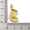 Christmas Brass Micro Pave Cubic Zirconia Pendant KK-H468-02C-03G-3