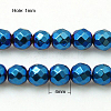 Non-Magnetic Synthetic Hematite Beads Strands G-C018-4mm-1