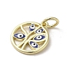 Brass Enamel Charms KK-E092-15G-03-2