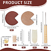 Cowhide Leather DIY Bag Corner Repair Kits PURS-WH0002-031B-2