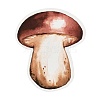 50 Pieces Paper Waterproof Decorative Stickers For Cute Mushrooms STIC-R001-13-4