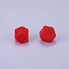 Hexagonal Silicone Focal Beads SI-JX0020A-25-1