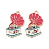 Zinc Alloy Pendants LS-ENAM-C003-11-2