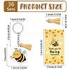 DIY Keychain Making Kits KEYC-CN0001-12C-13-2