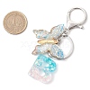 Butterfly Shape Resin & Acrylic Keychain KEYC-JKC01067-02-3