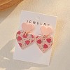 Acrylic Dangle Stud Earrings FS-WG1A271-01-2