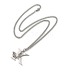 201 Stainless Steel Necklaces NJEW-Q336-01K-P-2