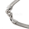 Non-Tarnish Unisex 304 Stainless Steel Herringbone Chains Necklaces NJEW-L173-011-P-3