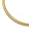 Long-Lasting Plated Brass Round Snake Chain Necklaces for Women NJEW-G105-03G-2