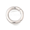 Brass Spring Gate Rings KK-C255-06P-1