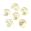Baking Paint Transparent Glass Beads DGLA-F003-01H-1