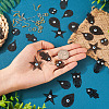 DIY Evil Eye Earring Making Kit DIY-TA0005-07-7