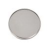 304 Stainless Steel Cuff Ring Components STAS-D372-07P-09-2