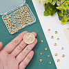   100Pcs 4 Styles Brass Spacer Beads KK-PH0006-68-3