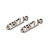 201 Stainless Steel Connector Charms STAS-K251-078P-2