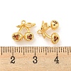Brass Micro Pave Cubic Zirconia Pendants KK-K369-01G-01-3