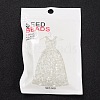 11/0 Two Cut Glass Seed Beads X-CSDB101-2