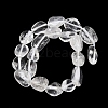 Natural Quartz Crystal Beads Strands G-K395-B01-02-3