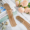 SUPERFINDINGS 2Pcs Fashionable Alloy Tassel Epaulettes FIND-FH0005-41KCG-5