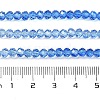 Transparent Painted Glass Beads Strands X1-DGLA-A034-T3mm-A01-3