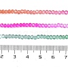 Transparent Painted Glass Beads Strands X1-DGLA-A034-T1mm-A03-3