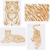 PET Hollow out Drawing Painting Stencils Sets for Kids Teen Boys Girls DIY-WH0172-703-1