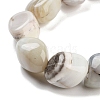 Natural Striped Agate/Banded Agate Beads Strands G-Z061-A02-01-4