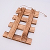 Natural Wood Hanging Wall Decorations HJEW-WH0008-55-2