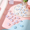 30Pcs Transparent Glass Beads GLAA-TADJ0001-02F-4