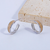 C-shaped Brass Stud Earrings JJ2683-2