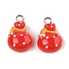 Christmas Theme Opaque Resin Pendants RESI-S08-01C-1