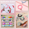 150Pcs 6 Styles Round & Heart Silicone Beads SIL-PA0001-37-7