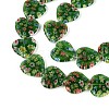 Handmade Millefiori Glass Beads Strands LAMP-T021-29E-3